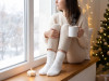 Свеча Snowlight 3, белая
