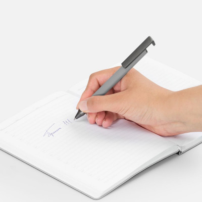 Ручка шариковая Standic Soft Touch с подставкой для телефона
