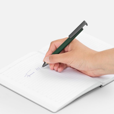 Ручка шариковая Standic Soft Touch с подставкой для телефона