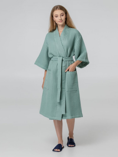 Халат вафельный женский Boho Kimono