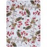 Флисовый плед Winter Bird